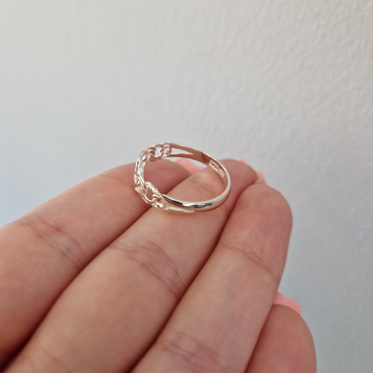Bismarck ring i äkta silver