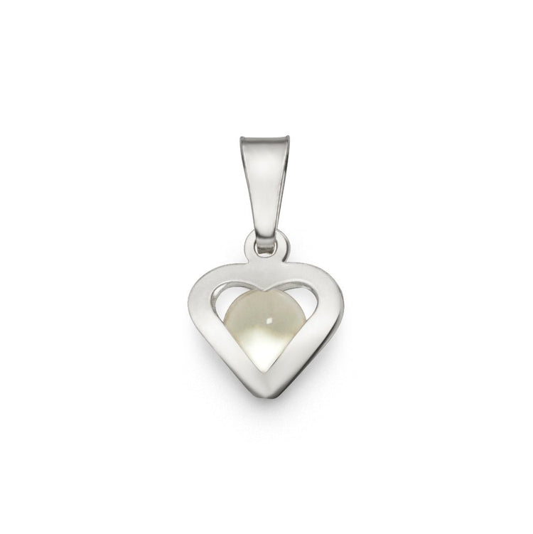 Månads hjärtan April Sterling silver