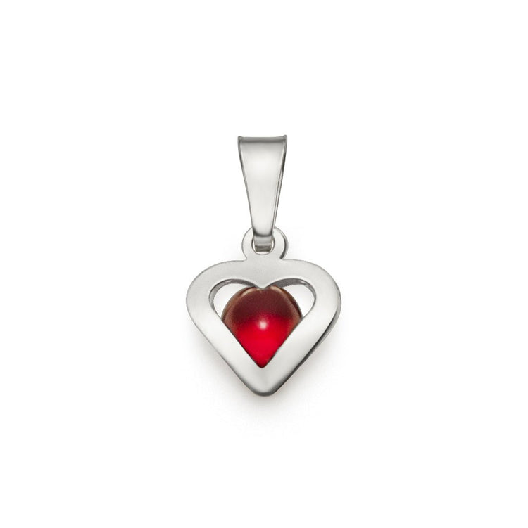 Månads hjärtan Juli Sterling silver