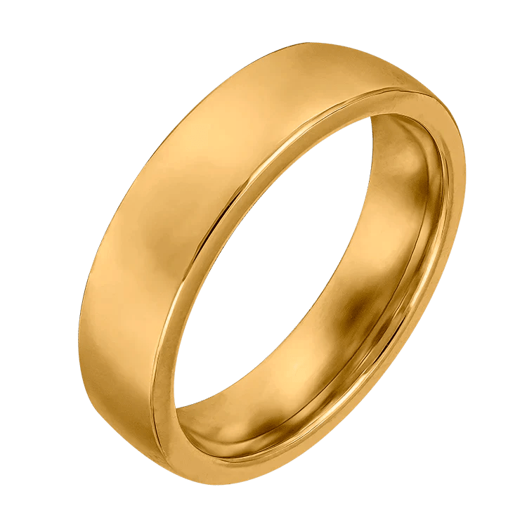 Slät förlovningsring 18k guld