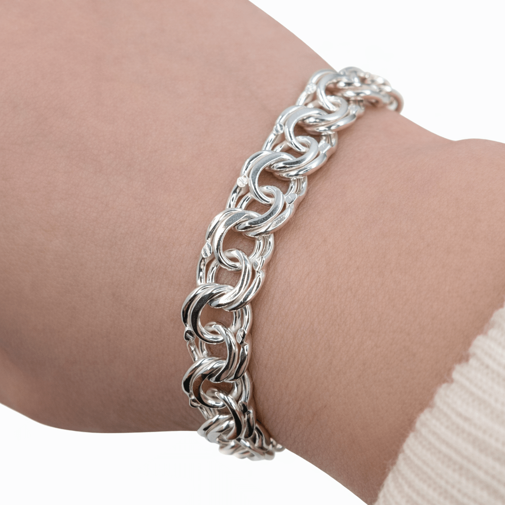 Bismarck silver armband 19 cm