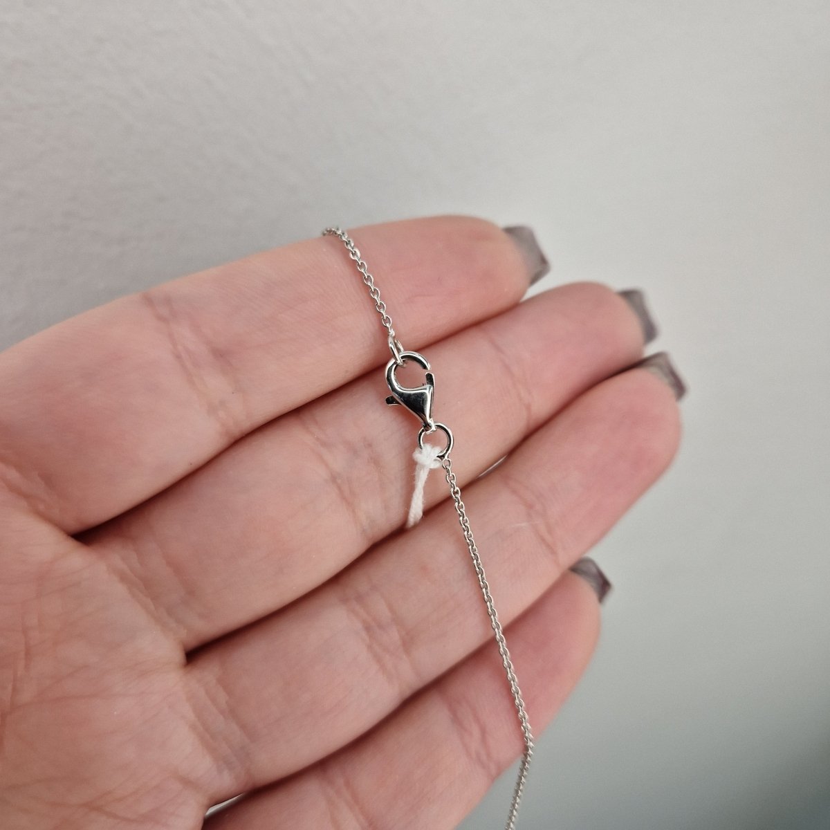 Diamanthalsband Elise 18k vitguld