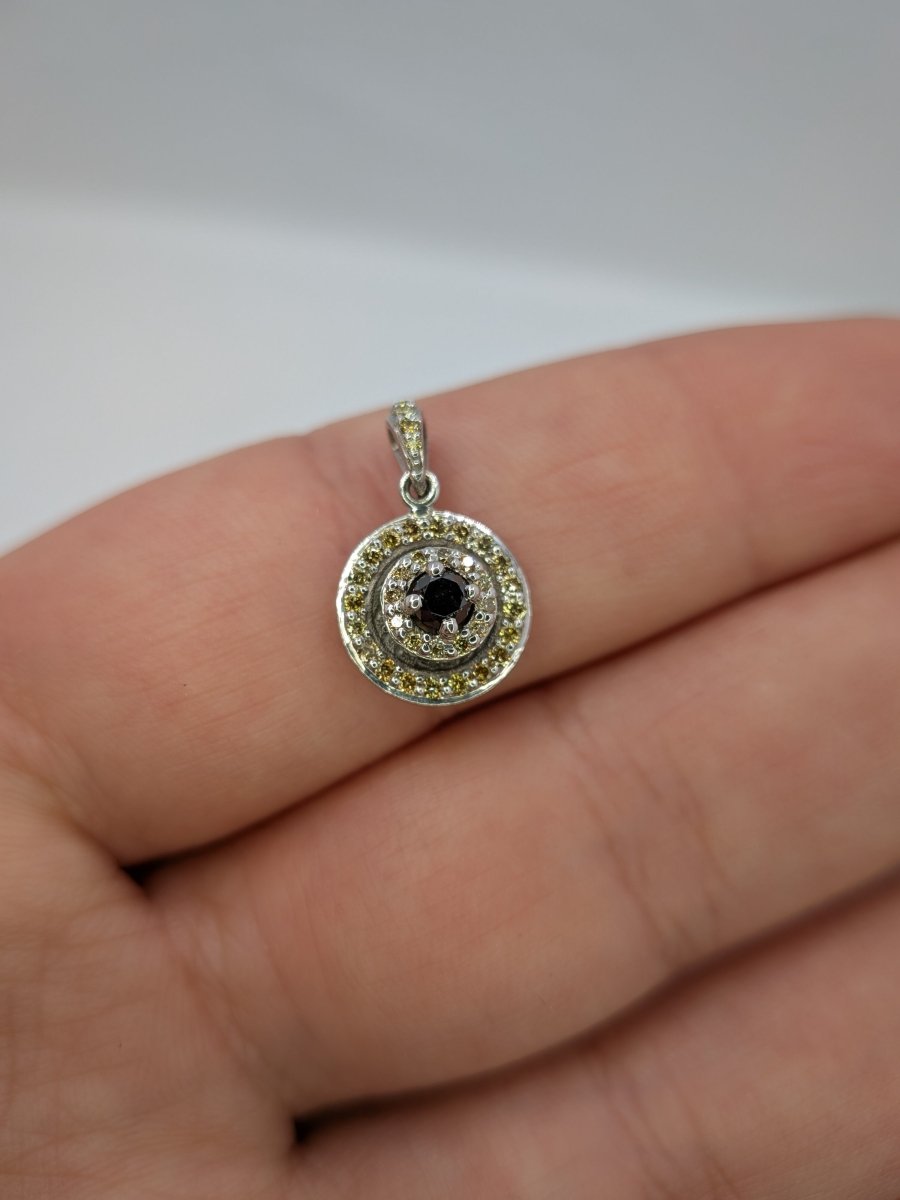 Diamant hängsmycke 18k vitguld 0,52ct