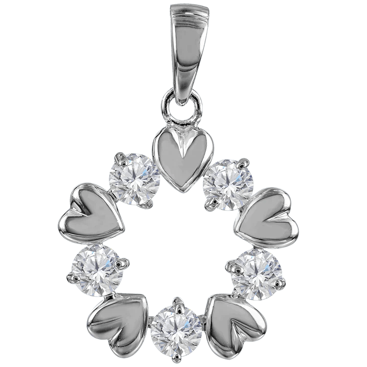 Hänge med hjärtan & stenar