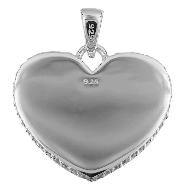 Hjärta med stenar på kant