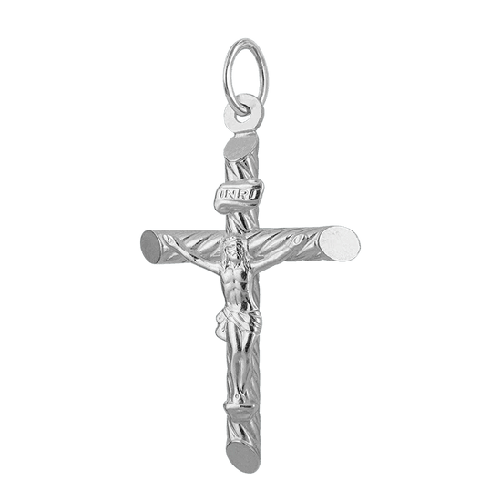 Kors med Jesus vridet mönster