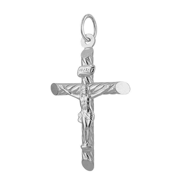 Kors med Jesus vridet mönster