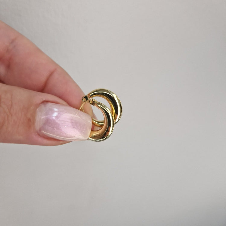 Creoler mormors i 18k guld