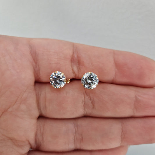 Enstensörhängen 18k guld