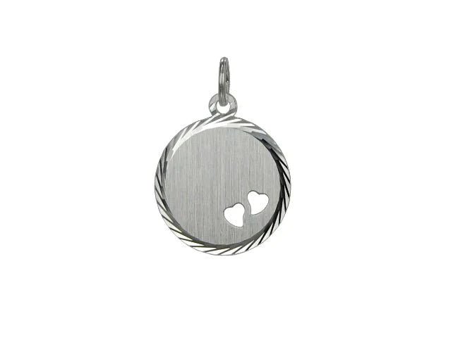 Rondell med 2st hjärtan matt 16mm