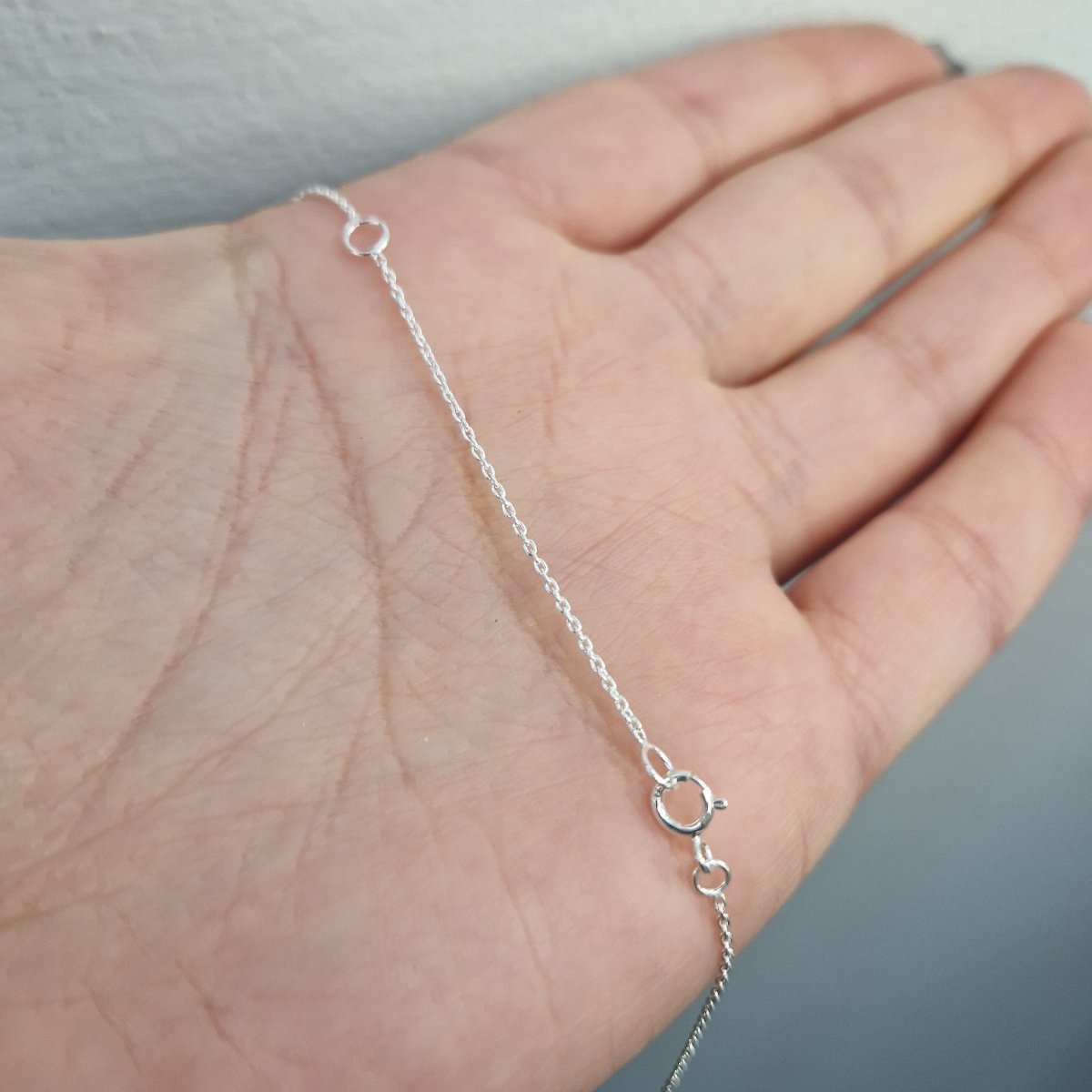 Rosa hjärta med halsband