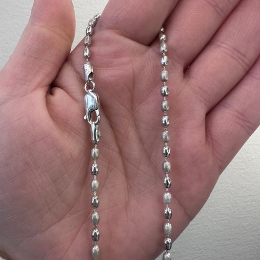 Silver halsband Anna