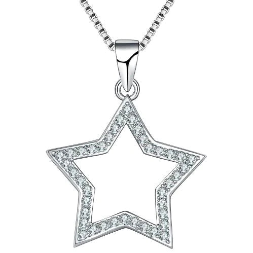 Silverhalsband stjärna