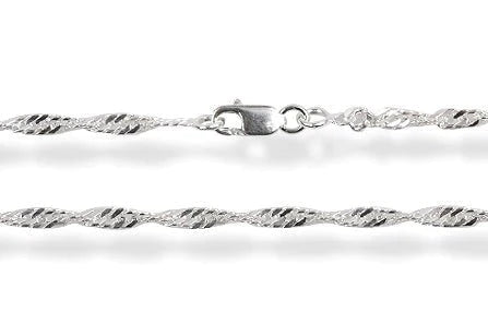 Singaporelänk i äkta silver 3,1mm