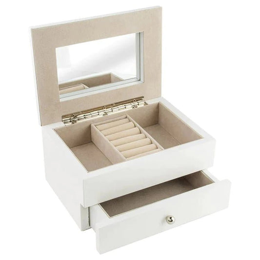 Smyckeskrin vitt trä