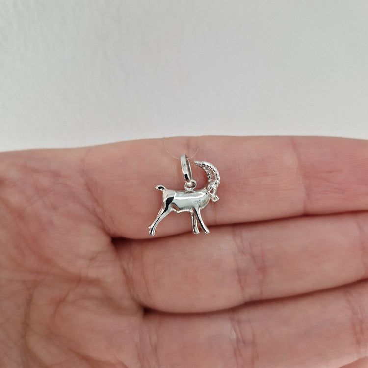 Stjärntecken massiv figur silver