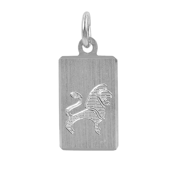 Stjärntecken rektangulär silver