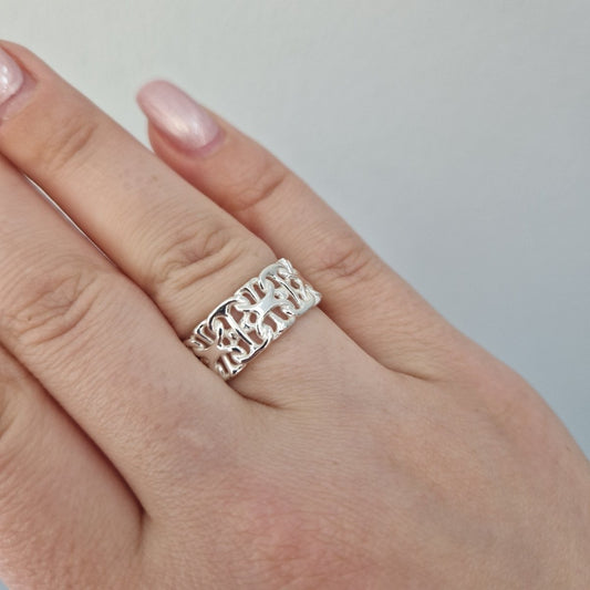 X-länk Ring med stav