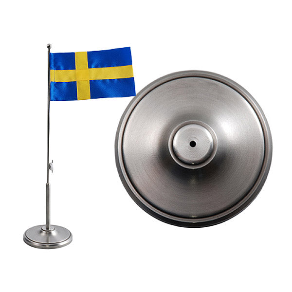 Flaggstång Höjd 42 cm tillverkad i tenn