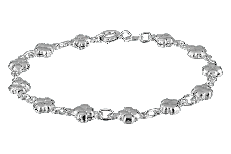 Barn armband med fyrklöver