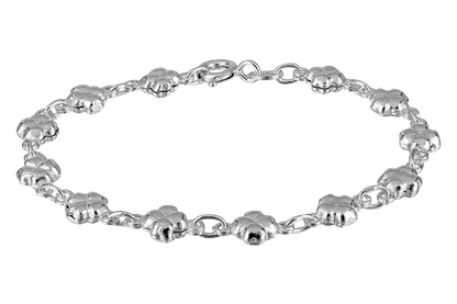 Barn armband med fyrklöver