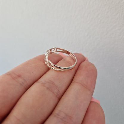 Bismarck ring i äkta silver
