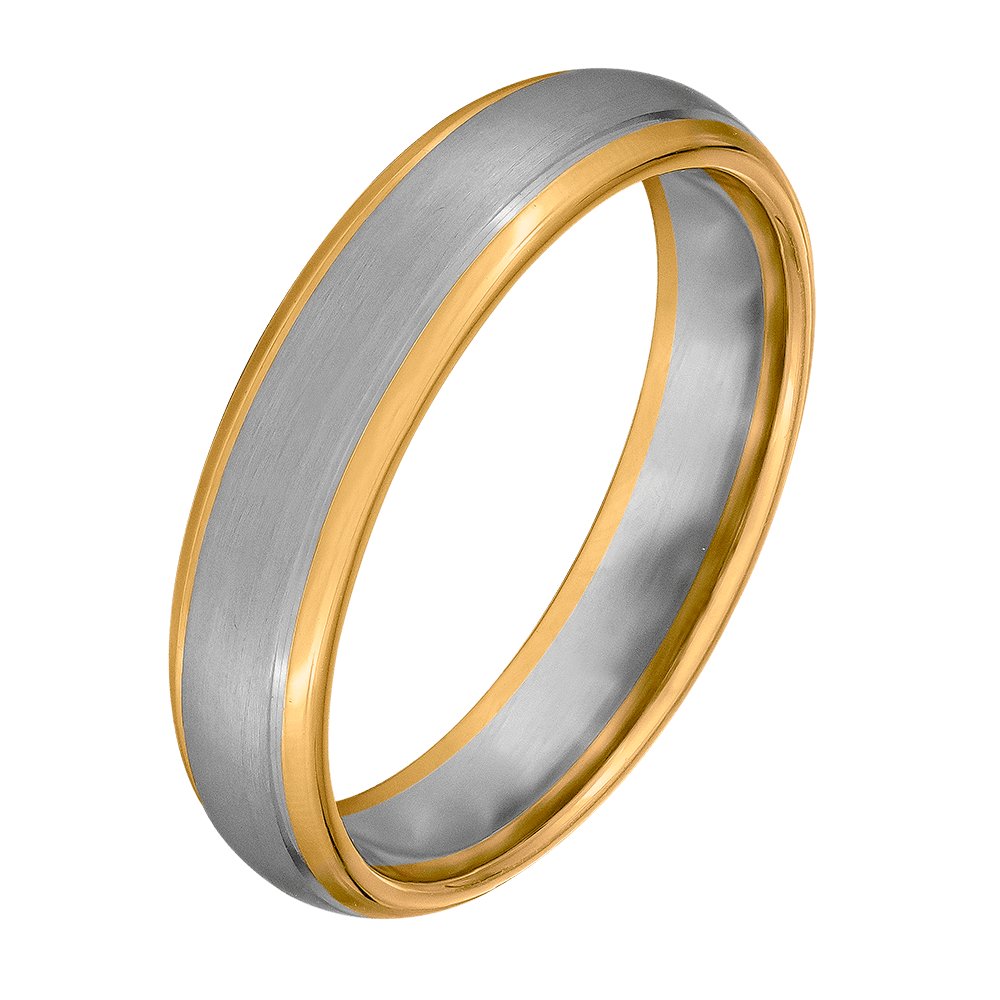 Förlovningsring i tvåfärgat 18k guld