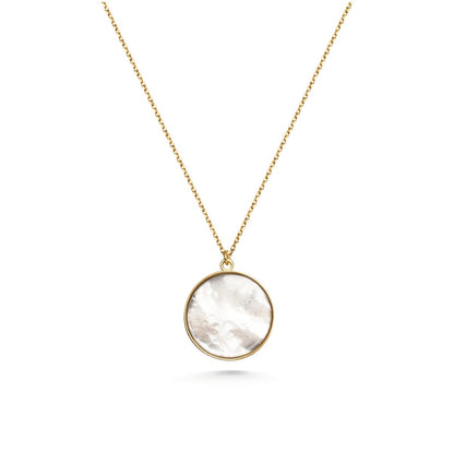 Halsband med pärlemor hängsmycke