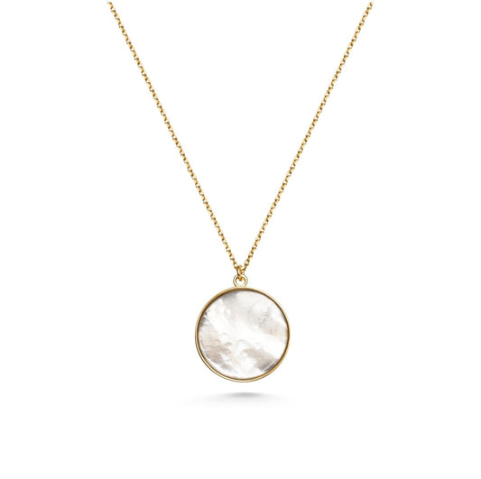 Halsband med pärlemor hängsmycke