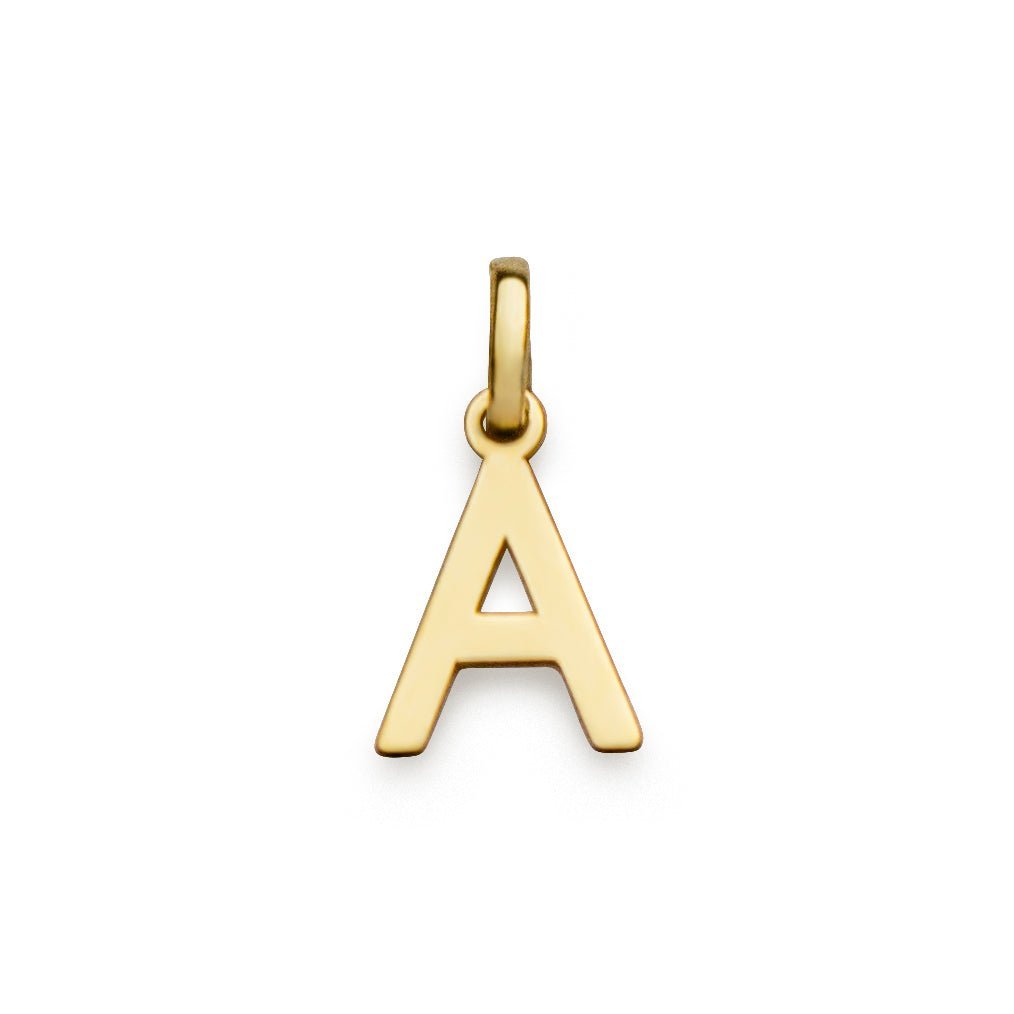 Hängsmycke bokstav A i 18k guld
