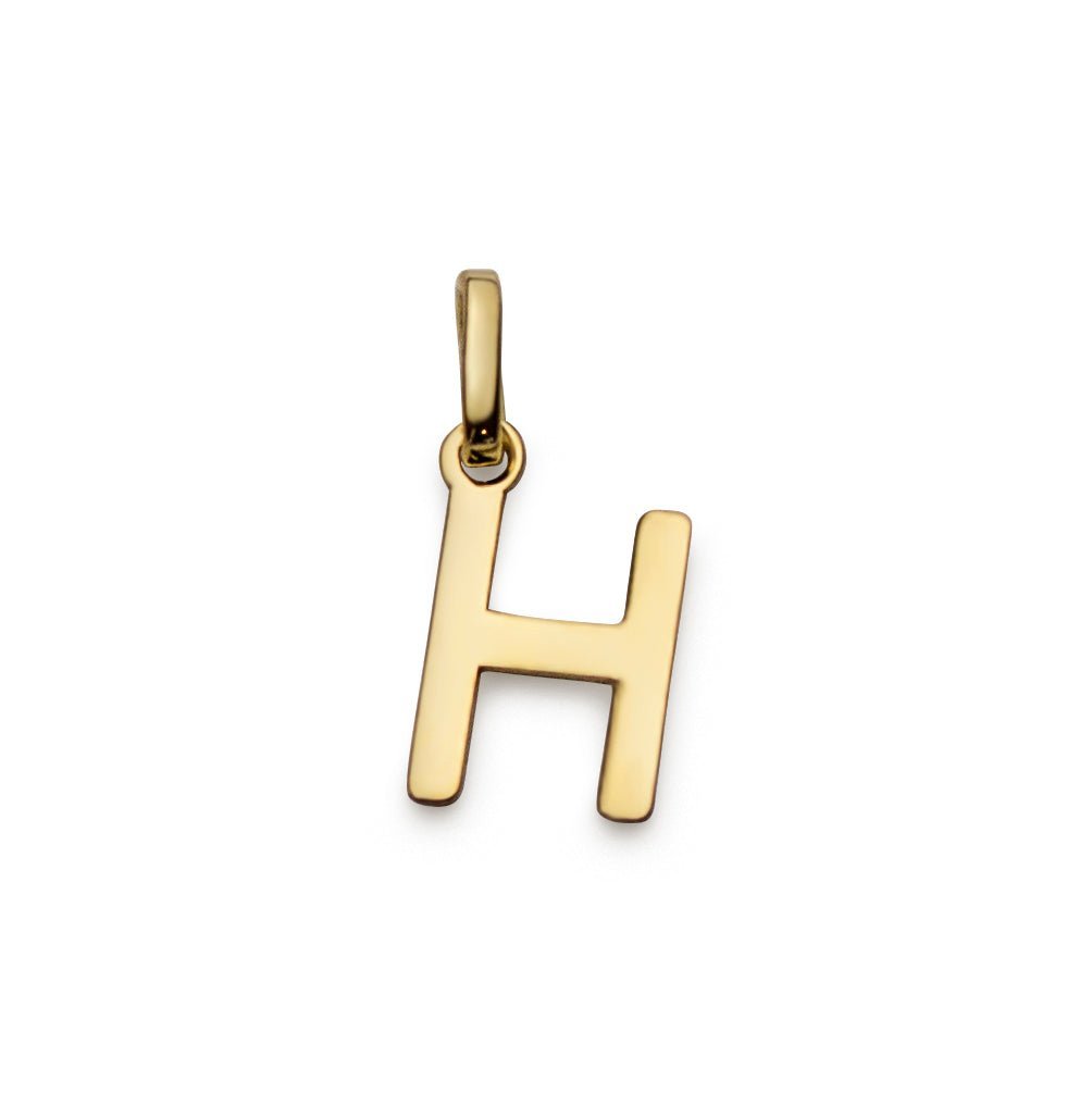 Hängsmycke bokstav H i 18k guld