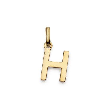 Hängsmycke bokstav H i 18k guld