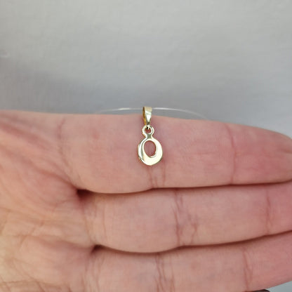 Hängsmycke bokstav O 18k guld mindre