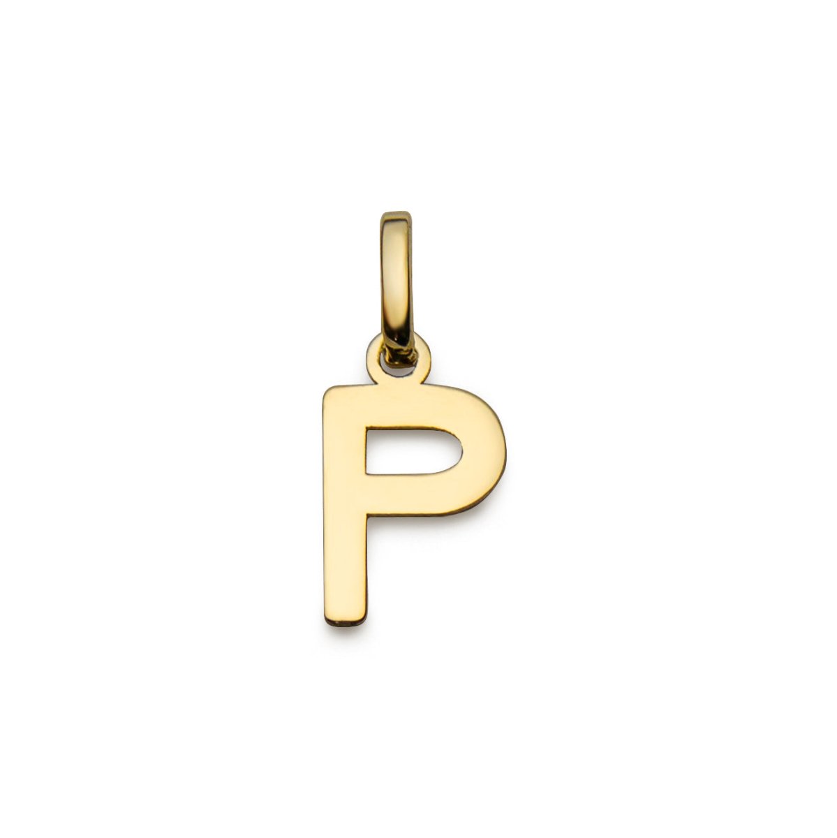Hängsmycke bokstav P i 18k guld
