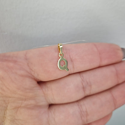 Hängsmycke bokstav Q 18k guld mindre