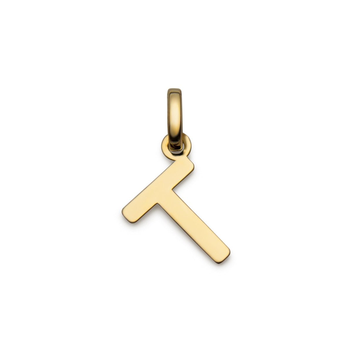 Hängsmycke bokstav T i 18k guld