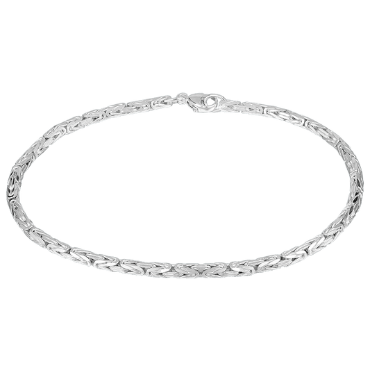 Kejsarlänk armband i äkta silver 