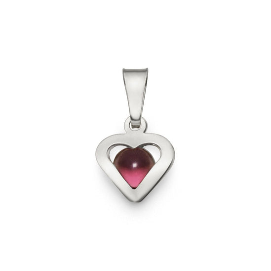 Månads hjärtan Februari Sterling silver