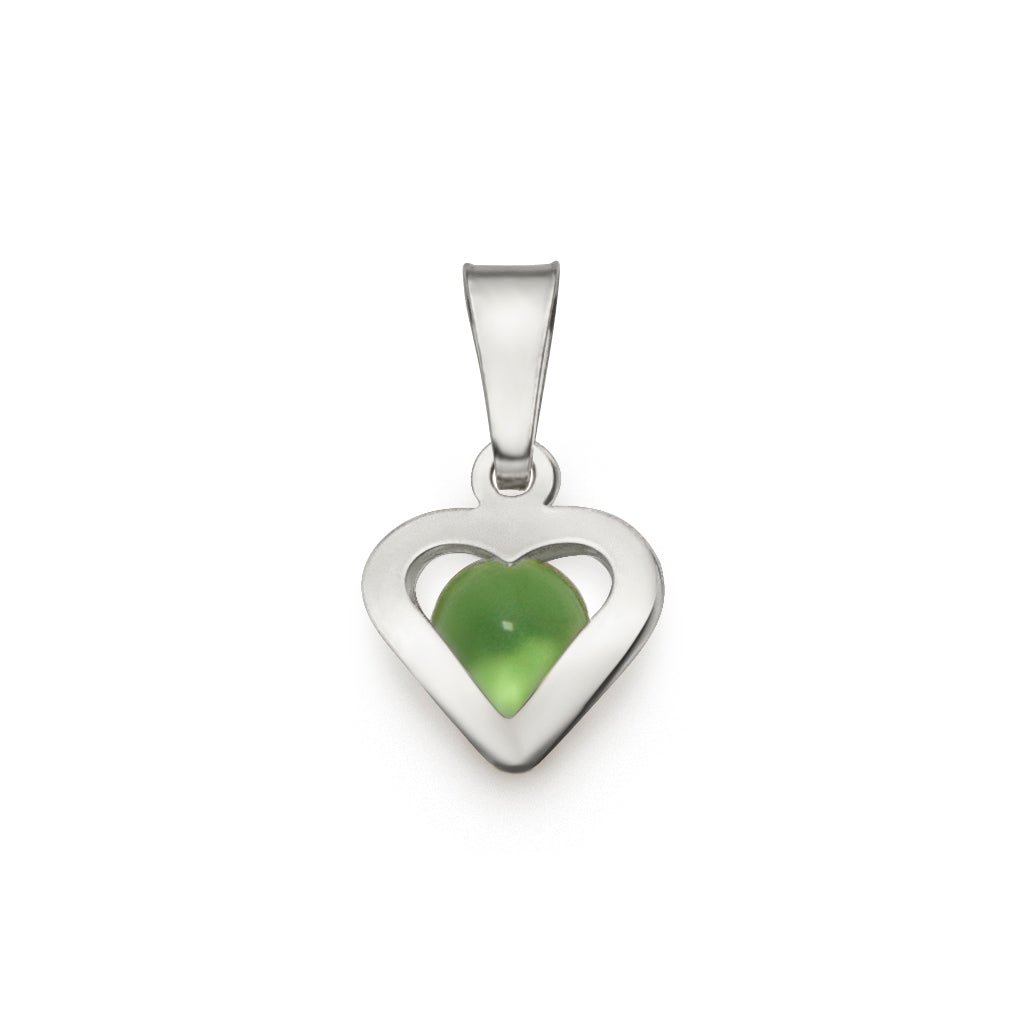 Månads hjärta Augusti Sterling silver