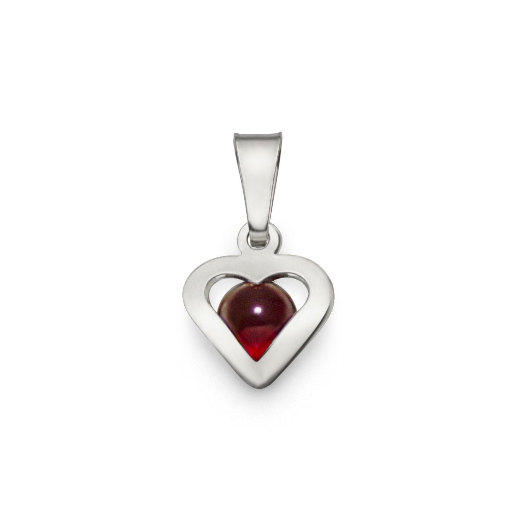 Månads hjärta Januari Sterling silver