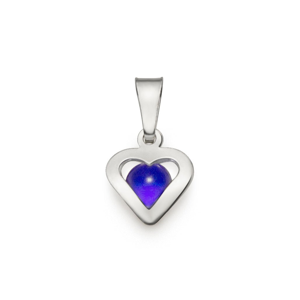 Månads hjärta September Sterling silver