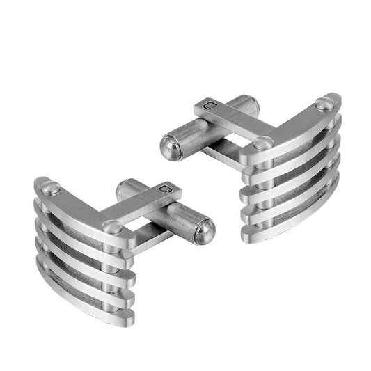 Manschettknappar i rostfritt stål