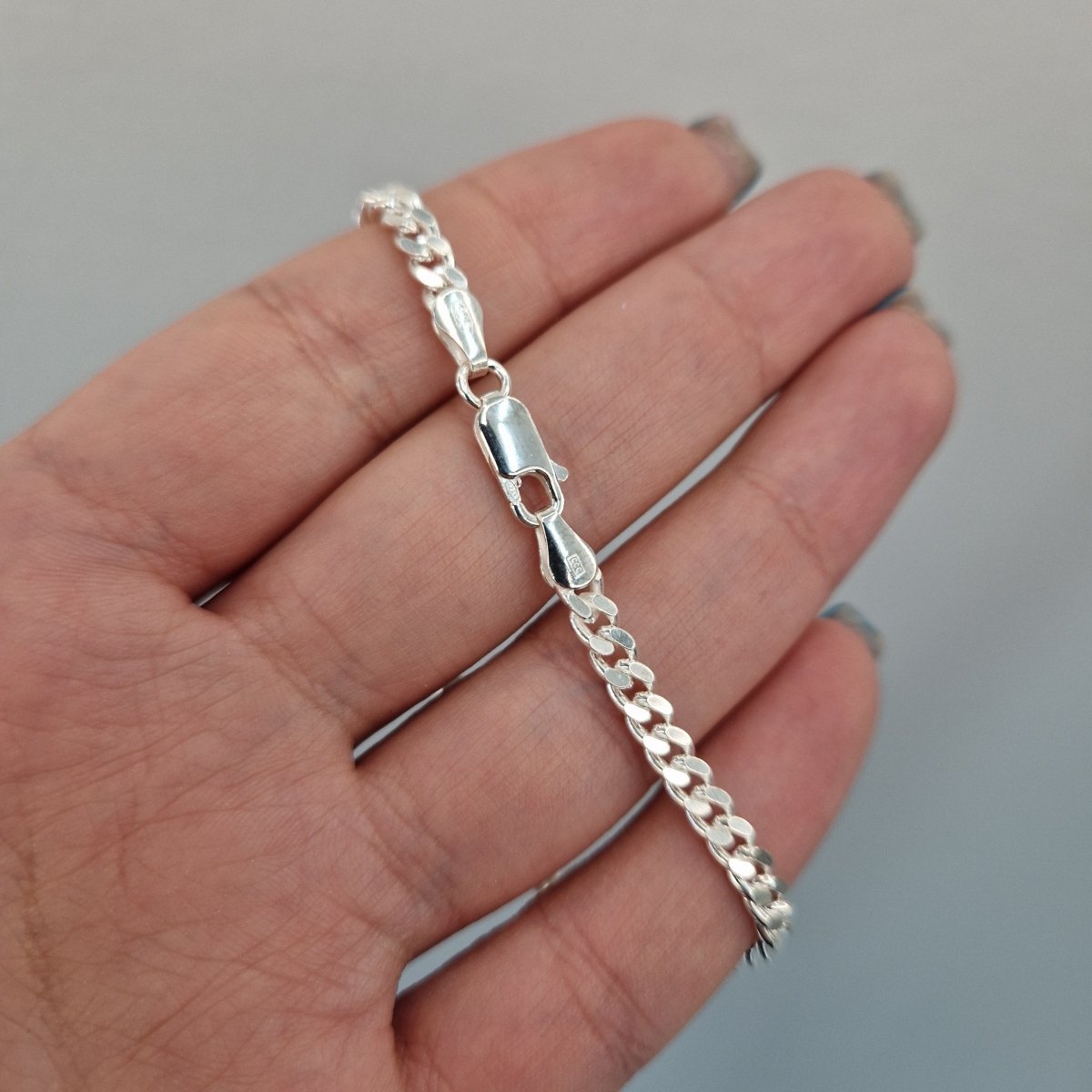 Pansar armband silver