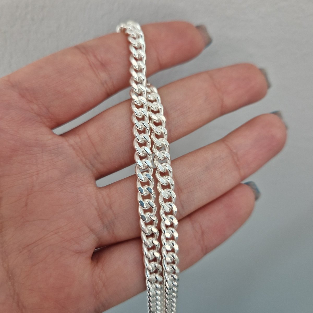 Pansar halsband i äkta silver