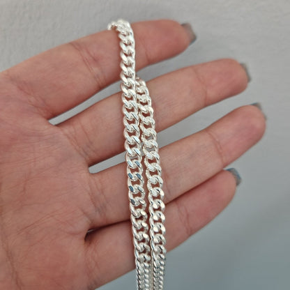 Pansar halsband i äkta silver
