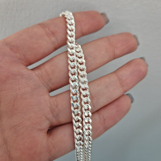 Pansar halsband i äkta silver