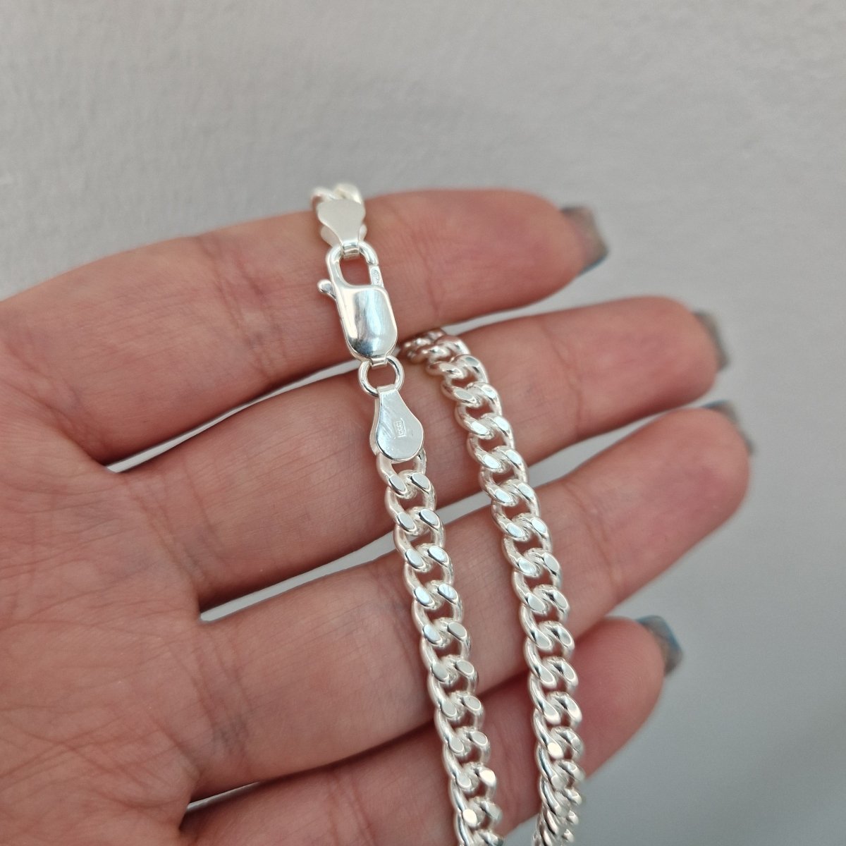 Pansar halsband i sterling silver