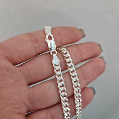 Pansar halsband i sterling silver