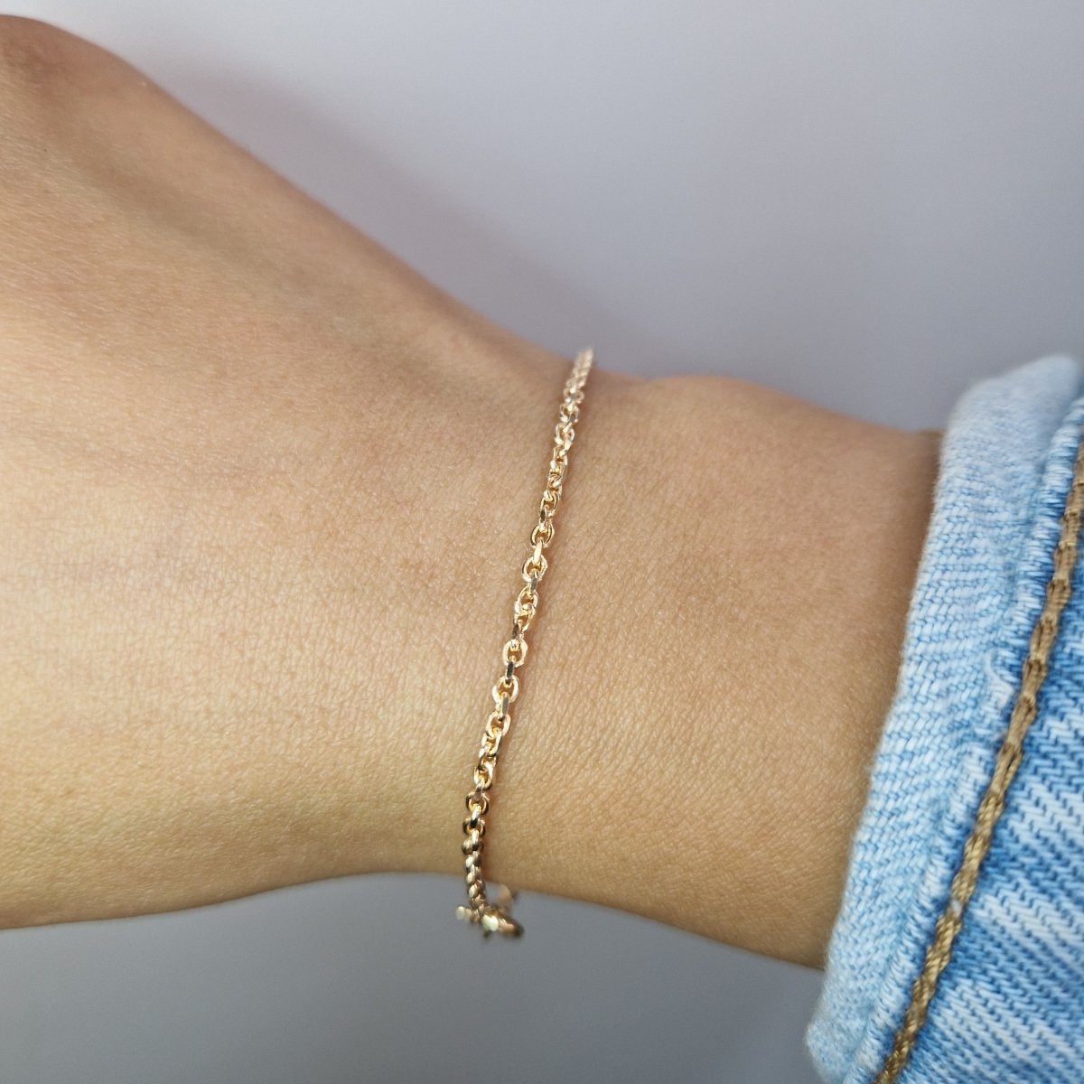 Ankarlänk i 18k guld