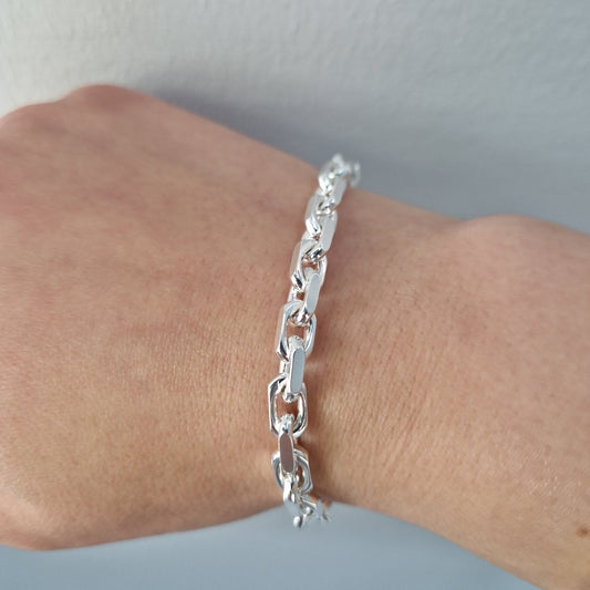 Armband ankar äkta silver SUPERKLIPP